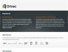 Tablet Screenshot of ortnec.com